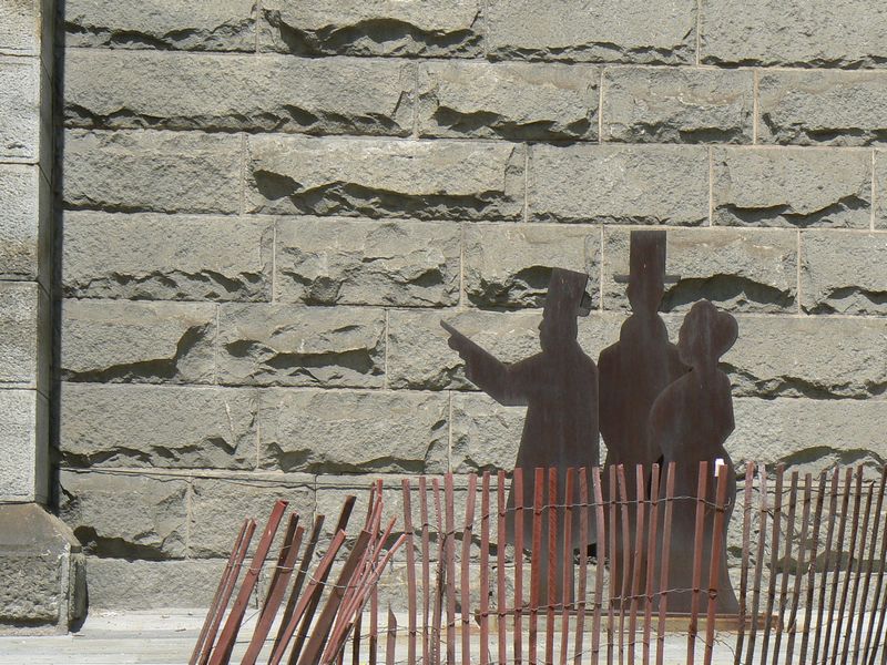 Building et Insolite: Ombre sur le Brooklyn Bridge
